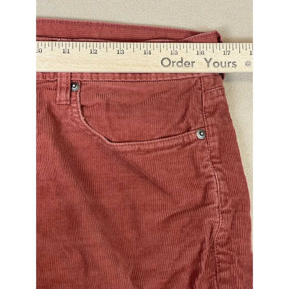 J Crew Pants Adult‎ 32x30 Brown Corduroy Straight Leg Western Mid Rise Mens